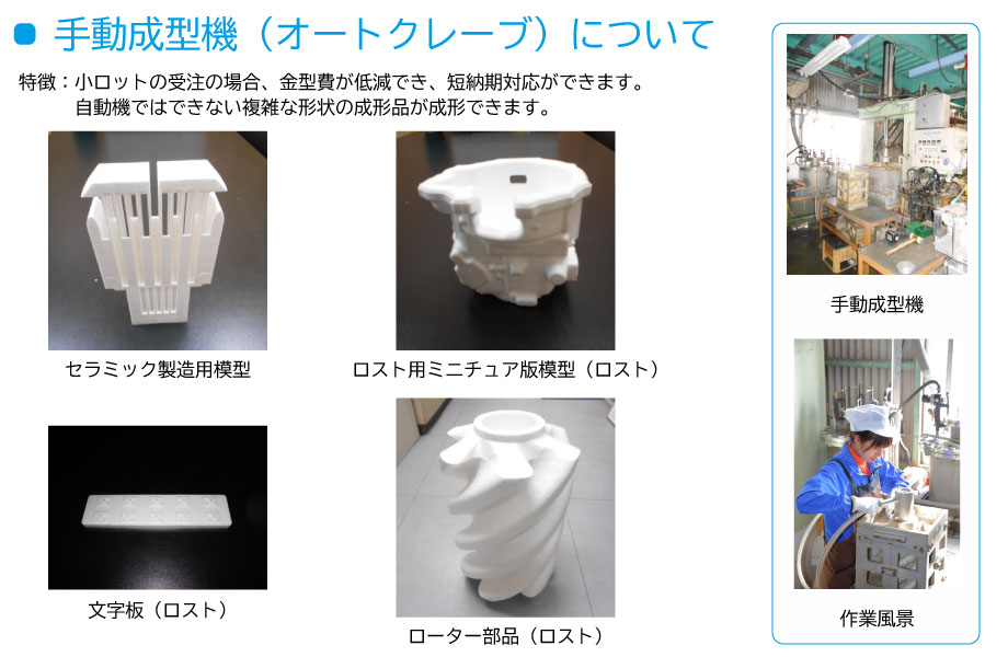 手動成形機について